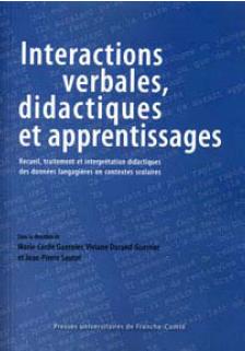 Interactions verbales, didactiques et apprentissages