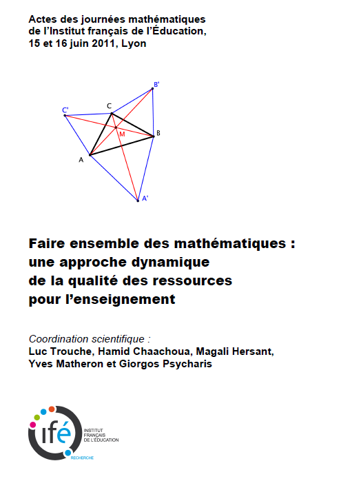 Actes des journées mathématiques de l'IFÉ