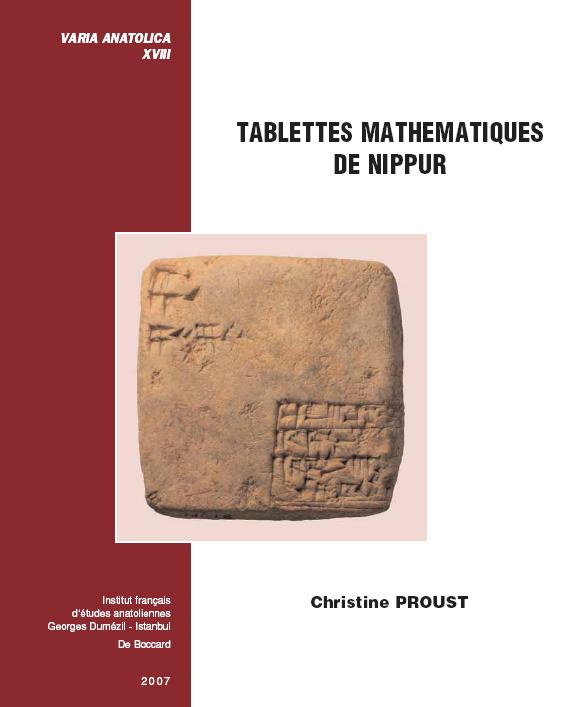 Tablettes mathématiques de Nippur
