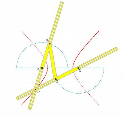 Hyperbolographe antiparallel